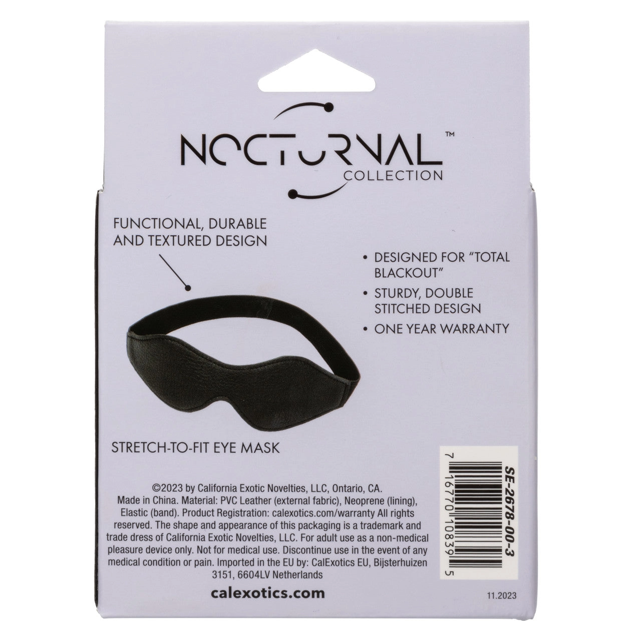 Nocturnal™ Collection Eye Mask