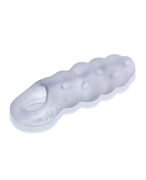 Oxballs Invader 6.5 inch Open-Ended Penis Sheath Black & Clear