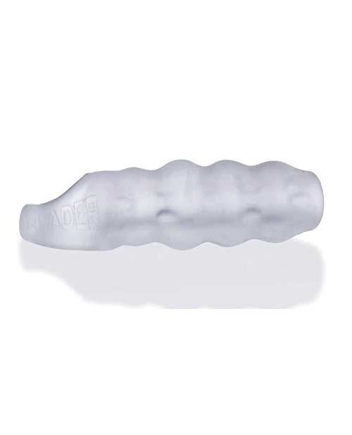 Oxballs Invader 6.5 inch Open-Ended Penis Sheath Black & Clear