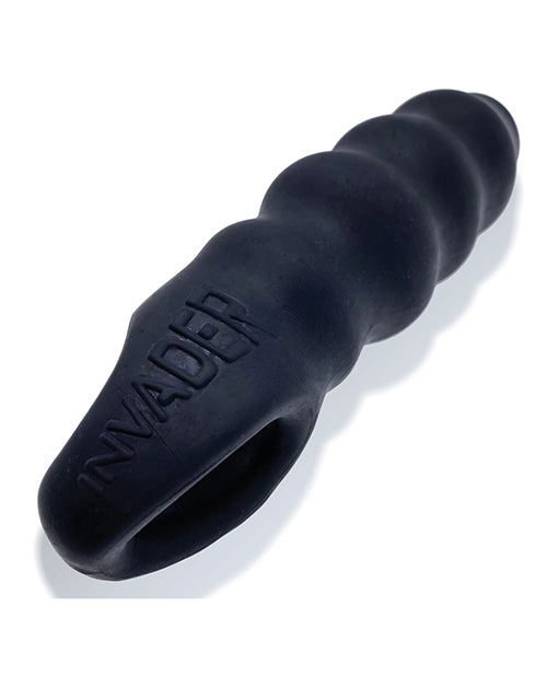 Oxballs Invader 6.5 inch Open-Ended Penis Sheath Black & Clear