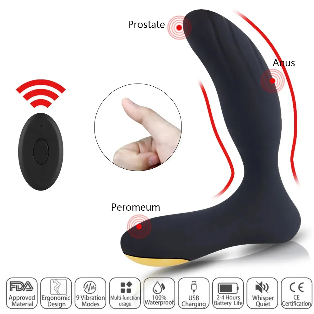 P Spot Toys Remote Control Male Prostate Massager