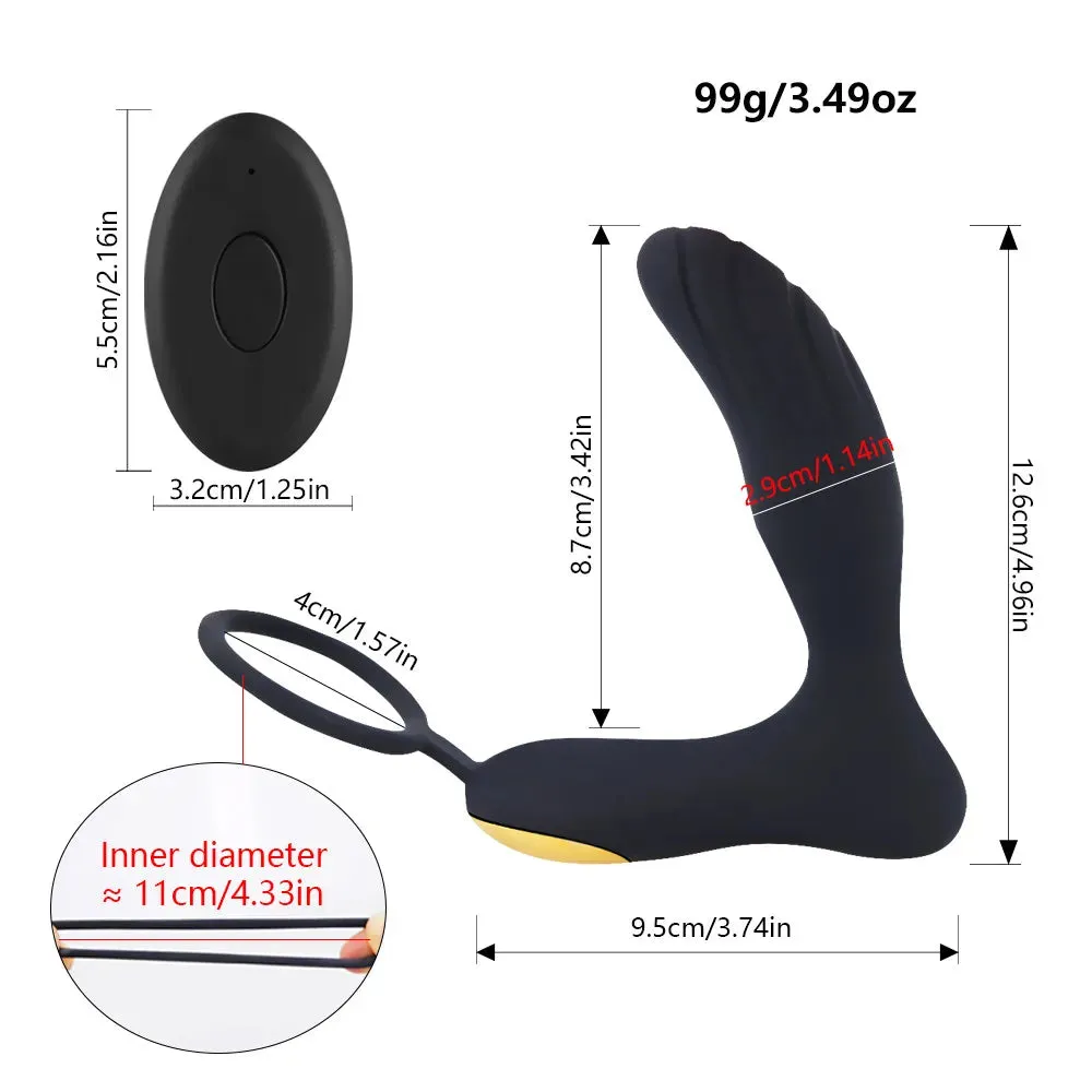 P Spot Toys Remote Control Male Prostate Massager