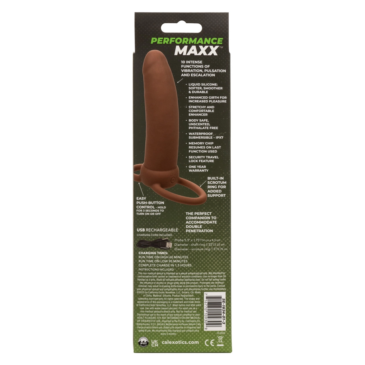 Performance Maxx™ Rechargeable Thick Dual Penetrator