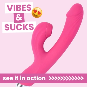 Pink Suction Rabbit Vibrator