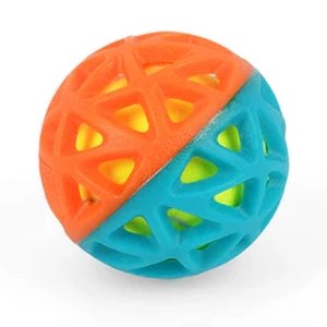 P.L.A.Y. Astro Ball Orange & Blue Dog Toys