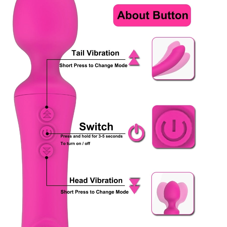 Powerful AV Vibrator Sex Toys for Woman Magic Wand Clitoris Stimulator G Spot vibrating Female Masturbator