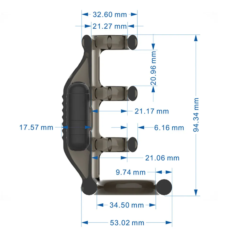 Reusable Penis Sleeve with Vibrators Flexible Glans Penis Enlarger Extender Delay Ejaculation