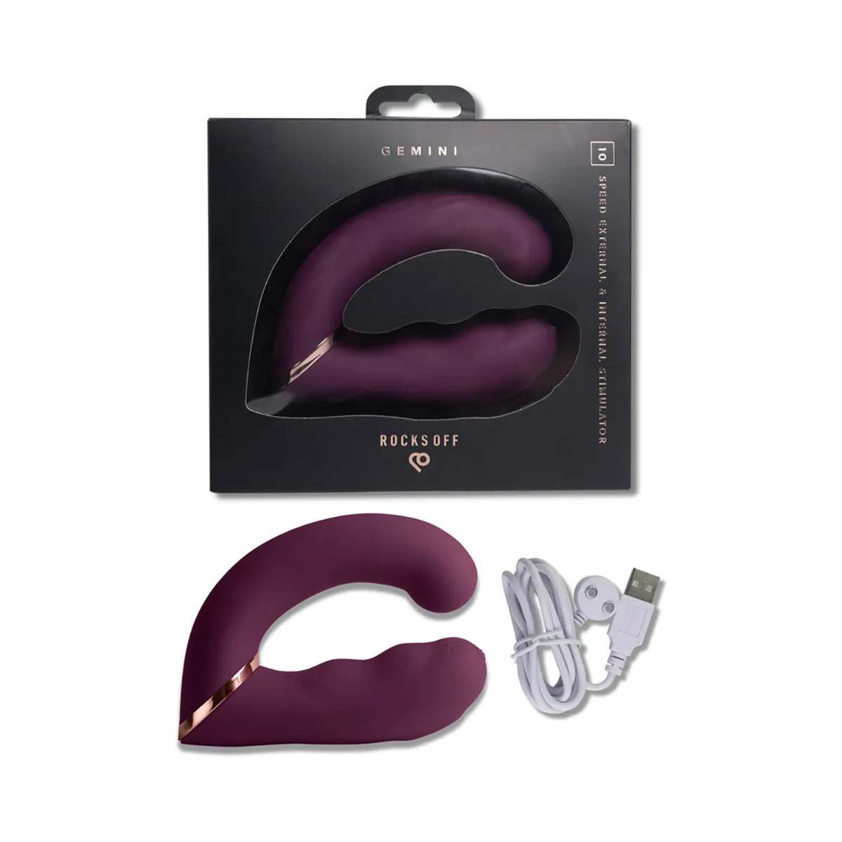 Rocks-Off Gemini Burgundy