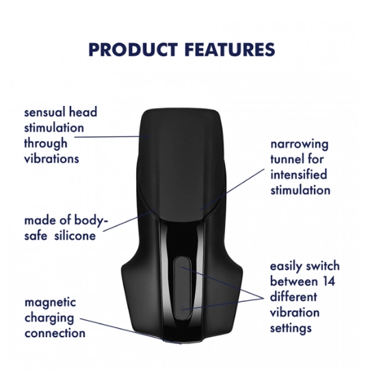 Satisfyer Men Vibrating Male Masturbator
