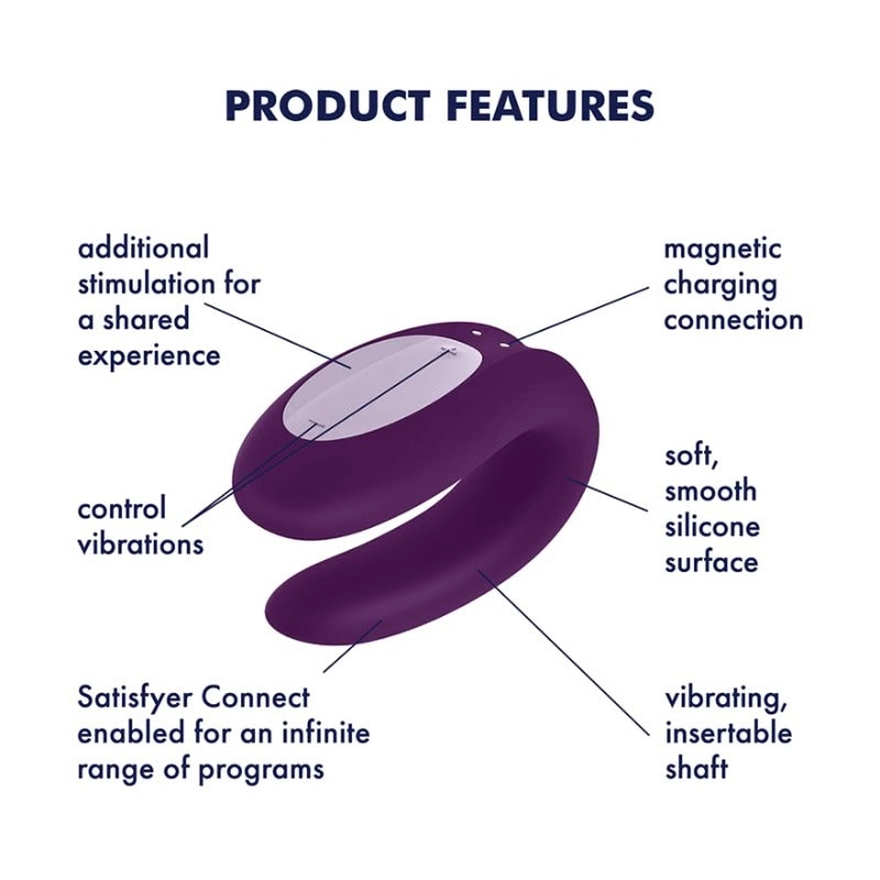 Satisfyer Partner Box 1 | Bluetooth App Controlled Double Joy Couples Vibrator & Sexy Secret Panty Vibrator