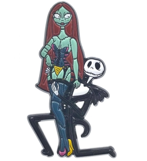 Sexy Sally & Jack Nightmare Before Christmas Enamel Pin