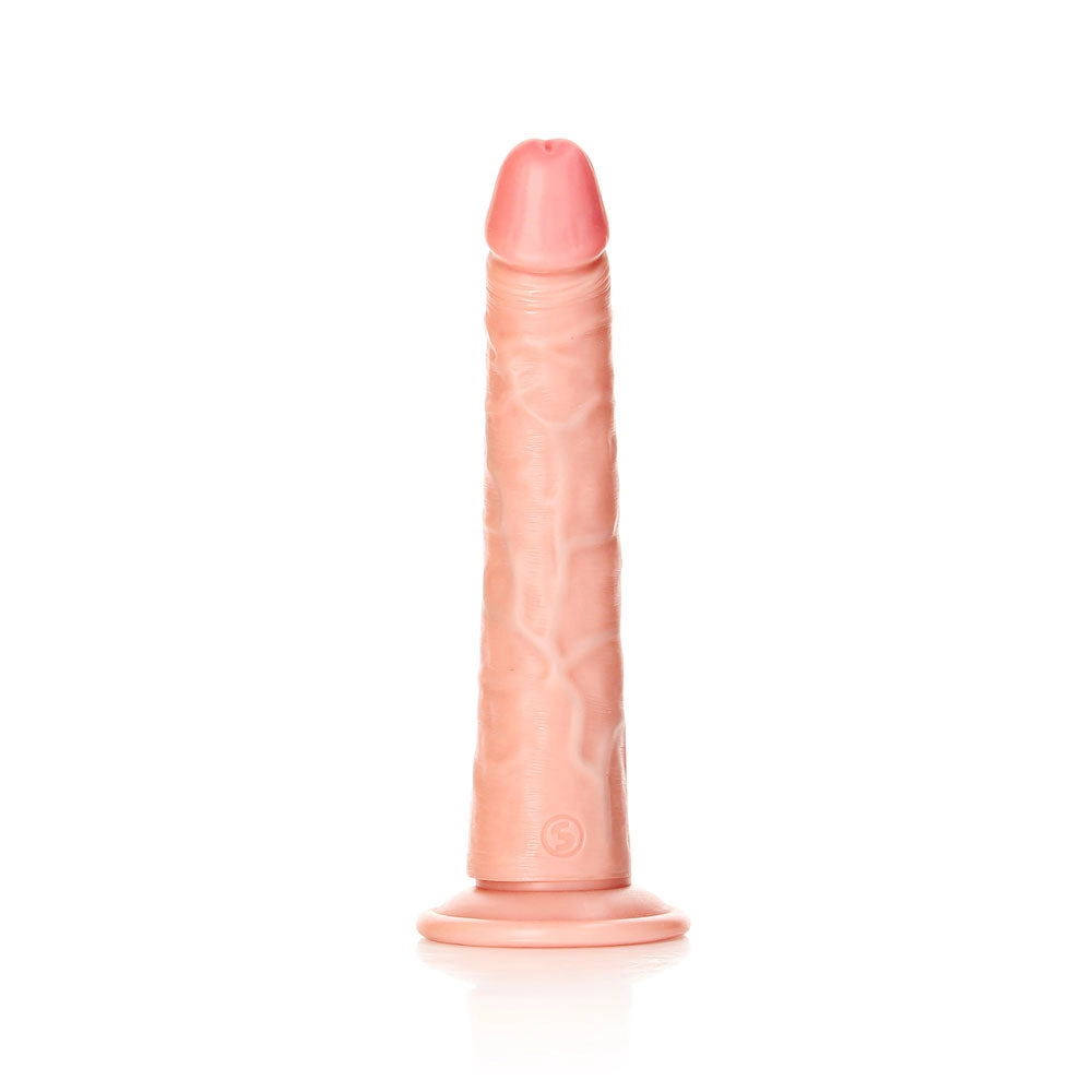 Shots Real Rock Realistic Slim Dildo 8 Inch - Light