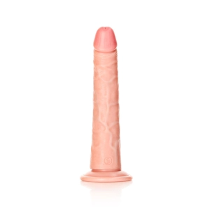 Shots Real Rock Realistic Slim Dildo 8 Inch - Light