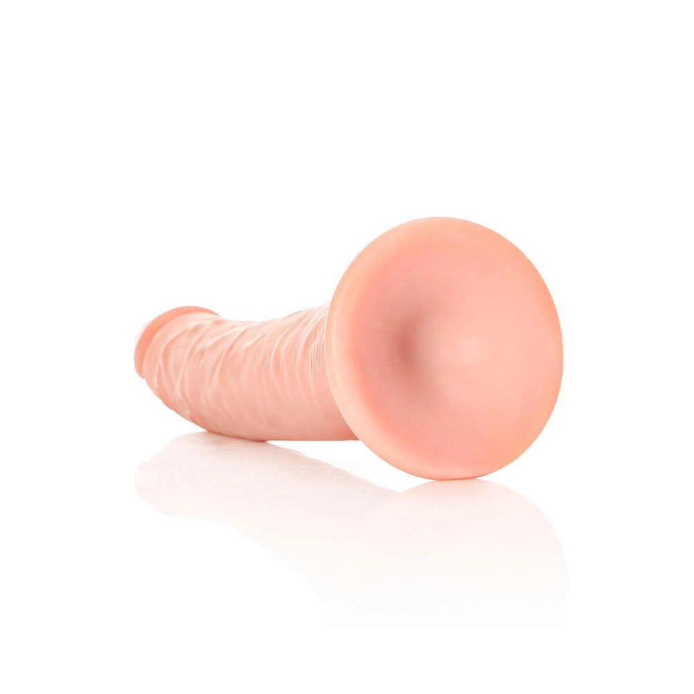 Shots Real Rock Realistic Slim Dildo 8 Inch - Light