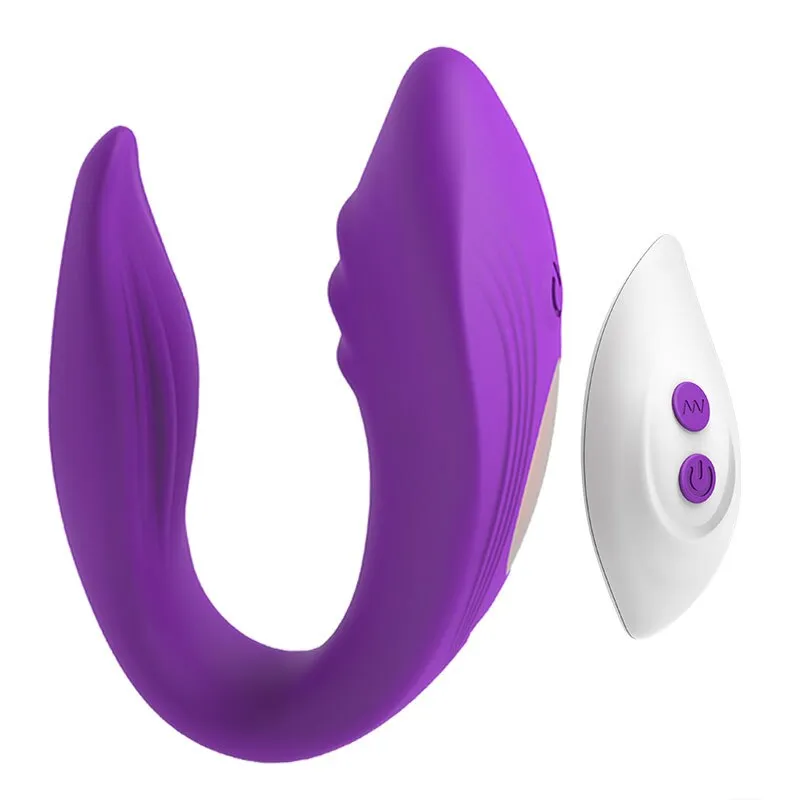 Silicone Wireless Vibrators for Couples Dildo G Spot Stimulator Double Vibrators Sex Toys for Women Masturbator