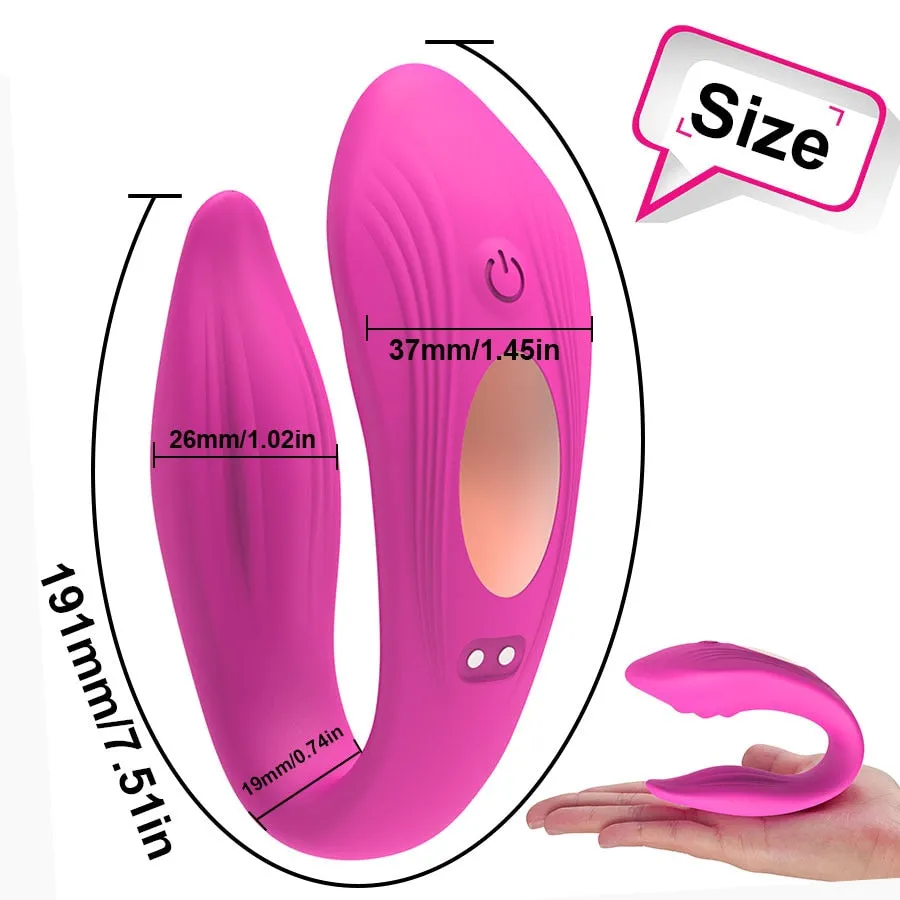 Silicone Wireless Vibrators for Couples Dildo G Spot Stimulator Double Vibrators Sex Toys for Women Masturbator
