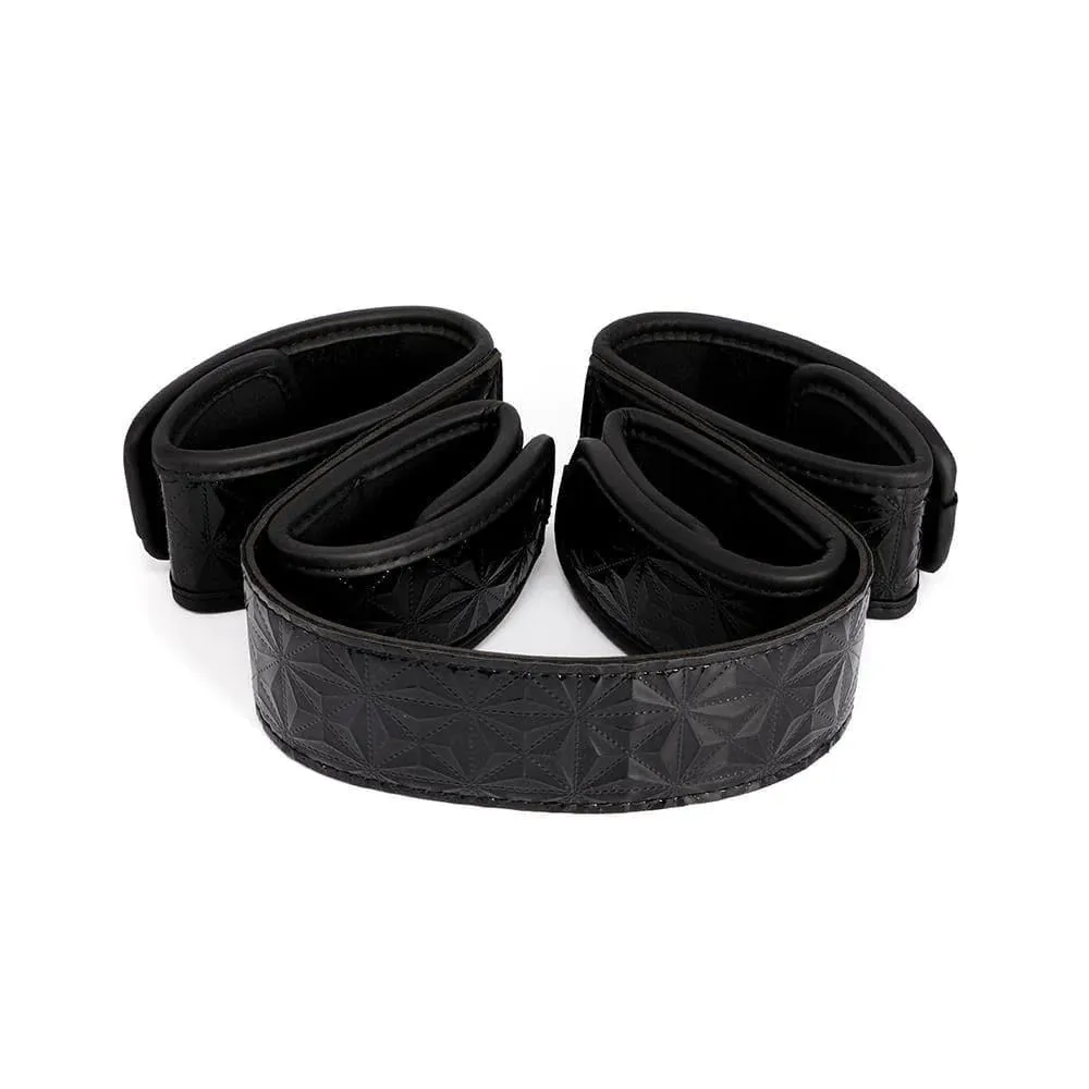 Soft Spreader Bar BDSM - Black