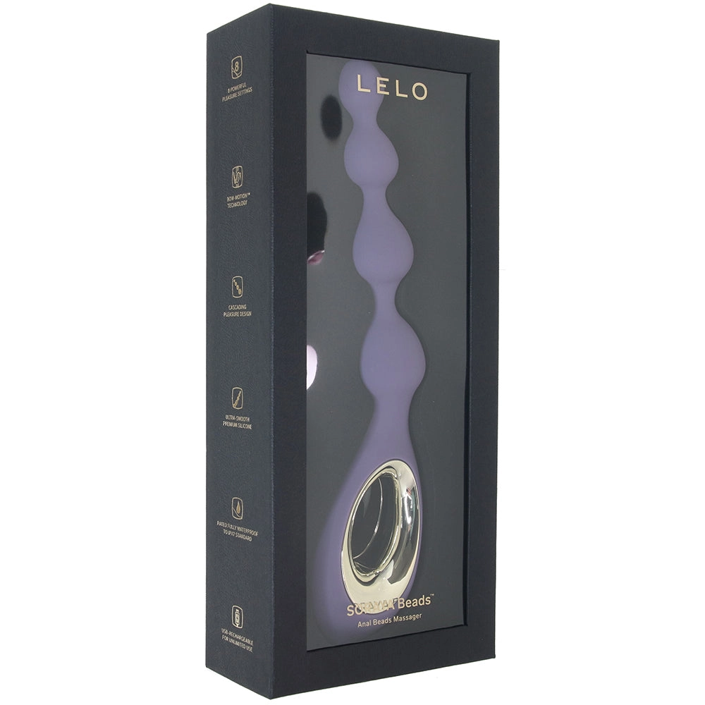 SORAYA Anal Beads Massager in Violet Dusk