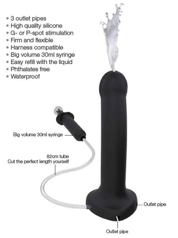 Strap On Me Cum Large Ejaculating Silicone Dildo 19.6 cm