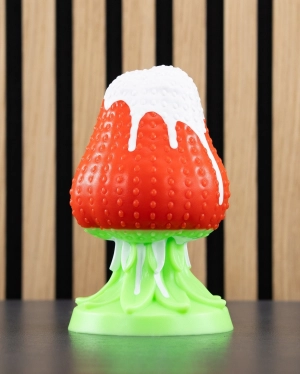 Strawberry Plug - Goliath, Soft Shaft/Firm Base - FLOP - Bubbles and Delamination