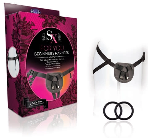 SX For You By Blush® | Beginner's Harness Black