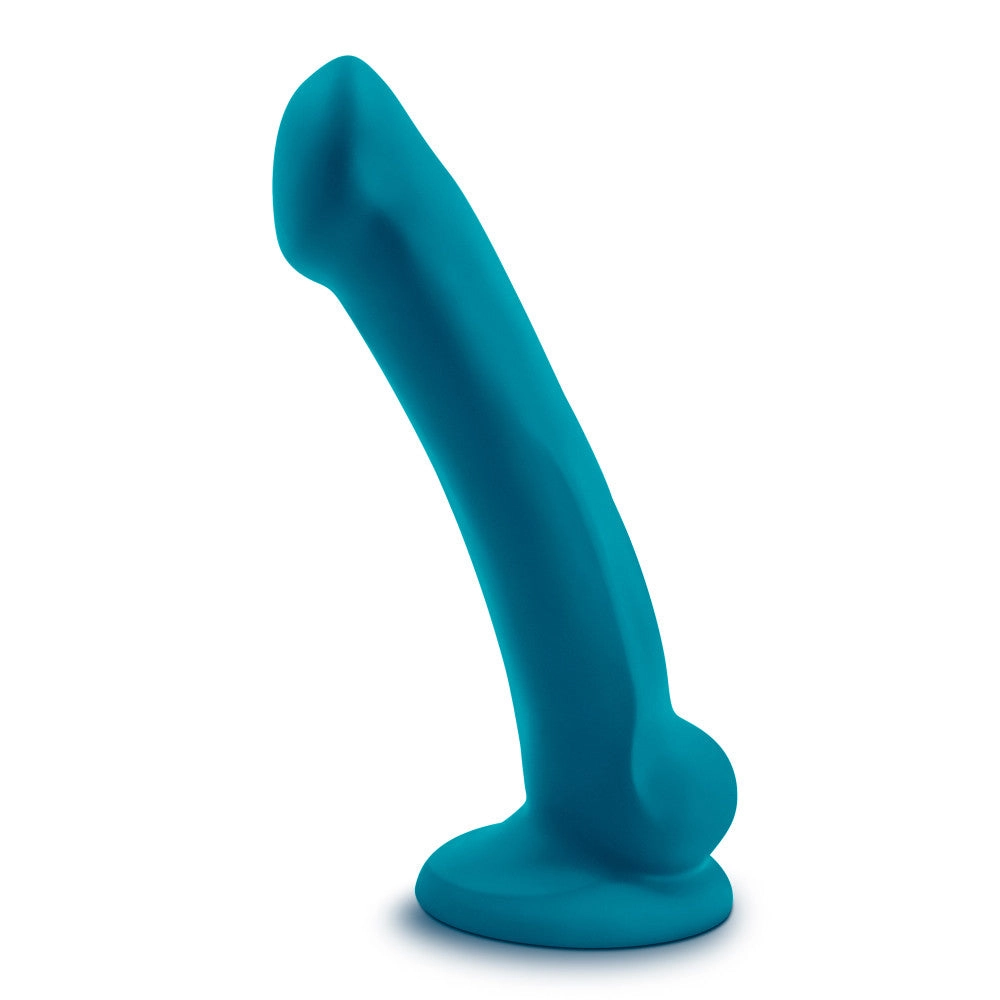 Temptasia By Blush® | Reina Realistic G-Spot Teal 7-Inch Long Dildo With Balls & Suction Cup Base