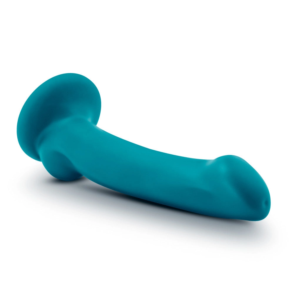Temptasia By Blush® | Reina Realistic G-Spot Teal 7-Inch Long Dildo With Balls & Suction Cup Base