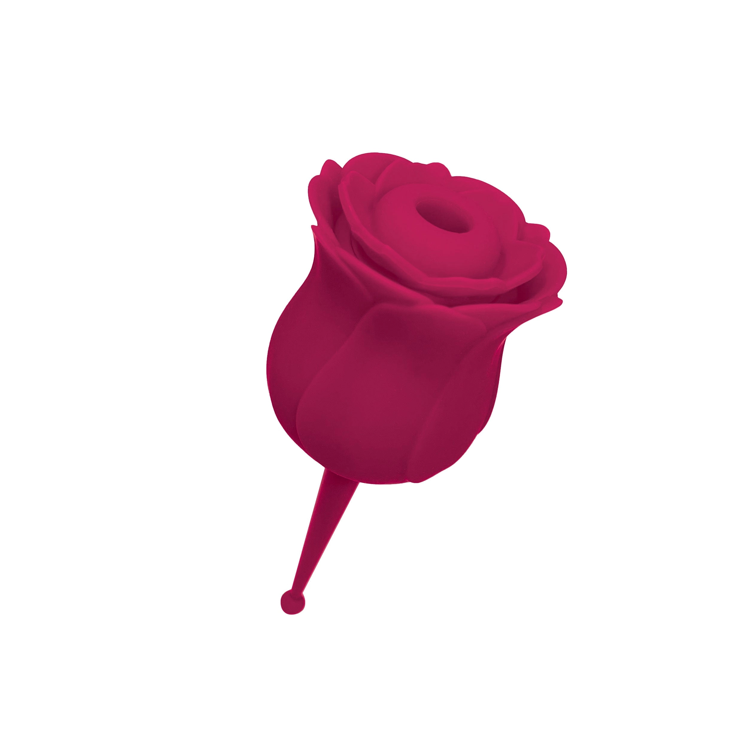 THE LE ROSE COLLECTION STIM AIR PULSATION VIBRATING MASSAGER - CERISE