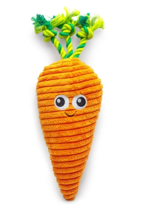 ThoozyPet Carrot Plush Dog Toy