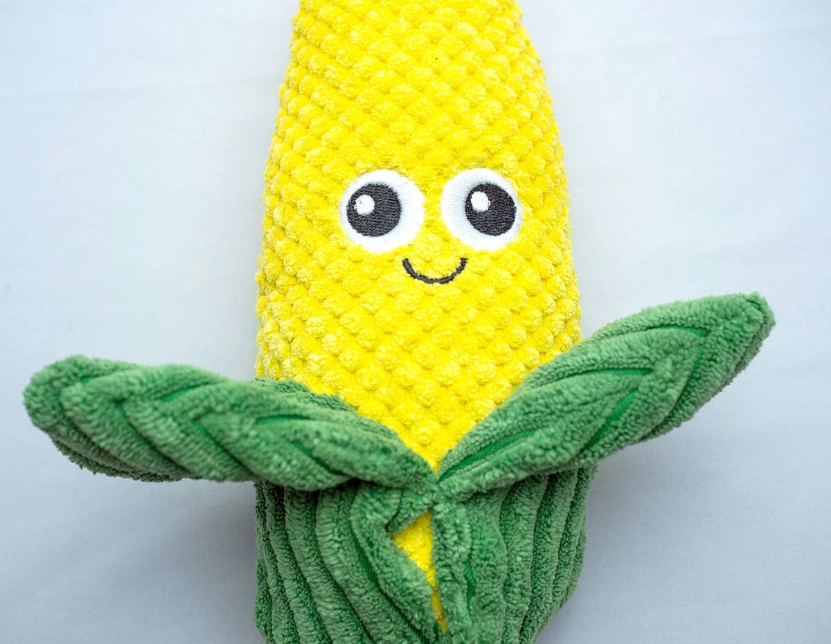ThoozyPet Corn Plush Dog Toy
