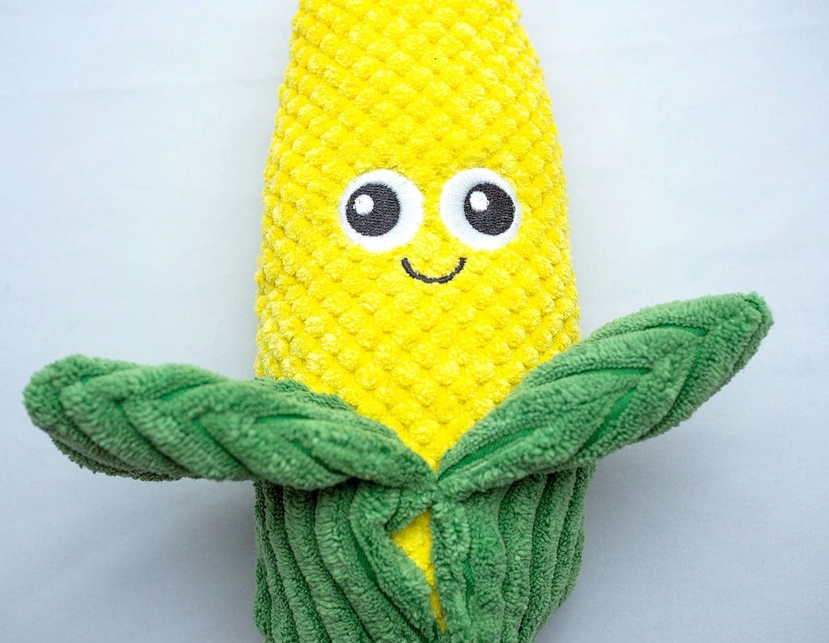 ThoozyPet Corn Plush Dog Toy