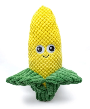 ThoozyPet Corn Plush Dog Toy