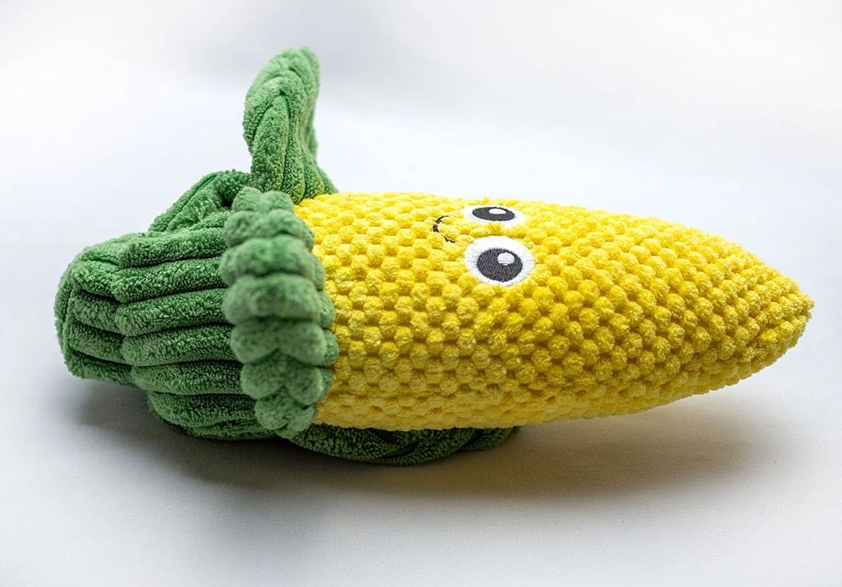 ThoozyPet Corn Plush Dog Toy