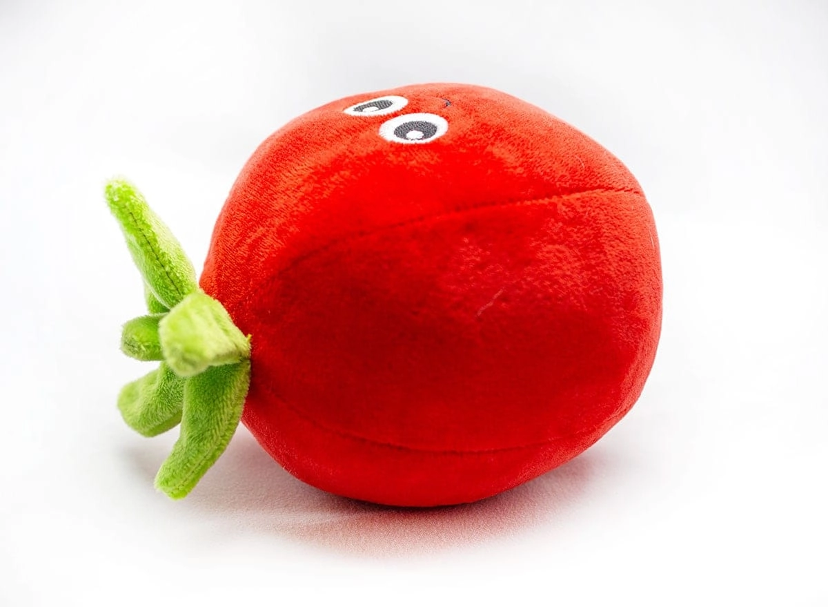 ThoozyPet Tomato Plush Dog Toy