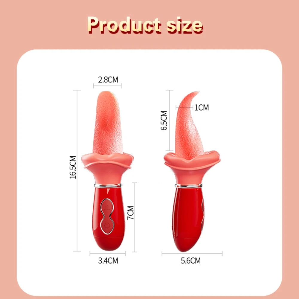 Tongue Vibrator 7 Licking Modes Tongue Viberator