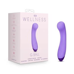 Wellness By Blush™ | G Ball G-Spot Purple UltraSilk® Vibrator - Made with Puria™ Silicone