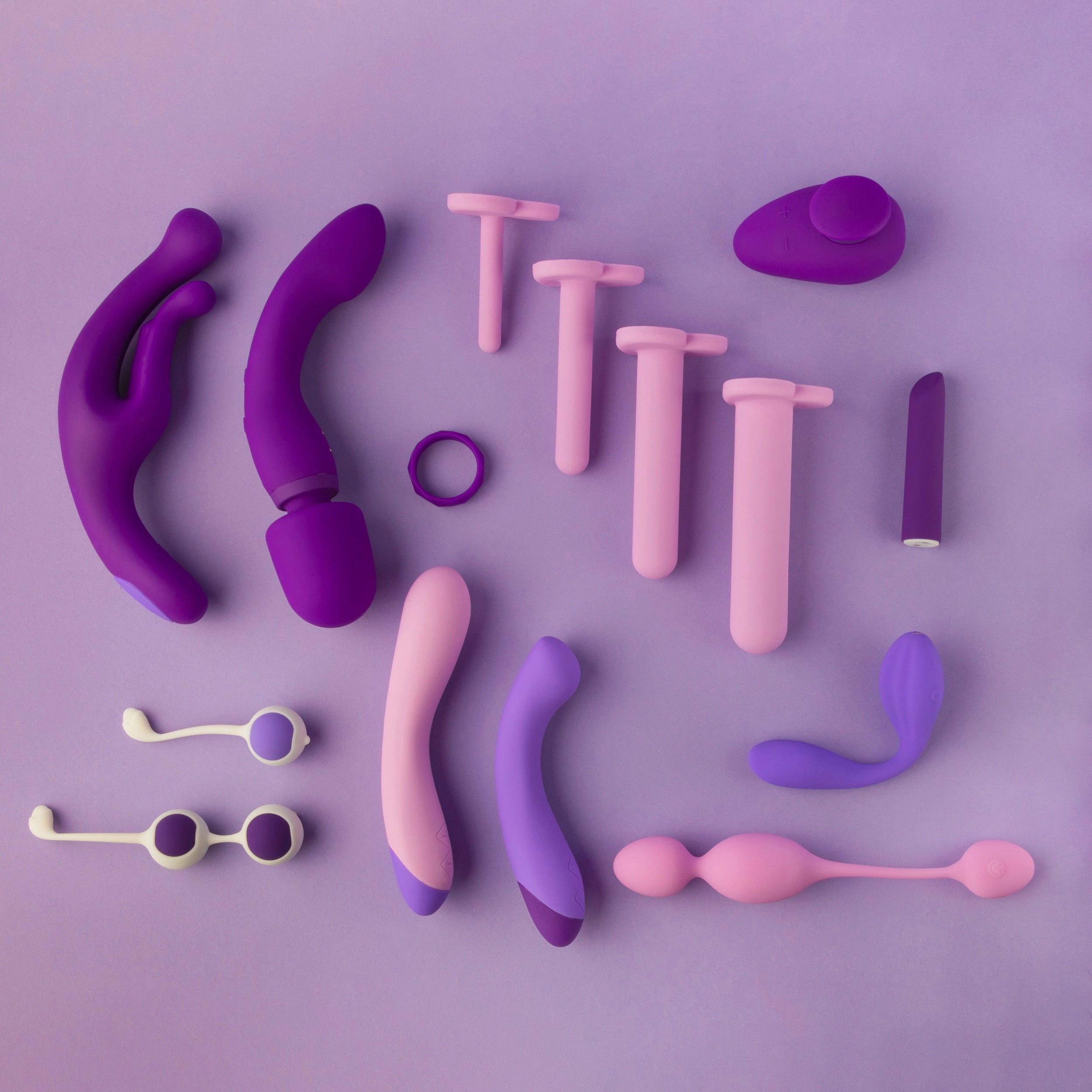 Wellness By Blush™ | G Ball G-Spot Purple UltraSilk® Vibrator - Made with Puria™ Silicone