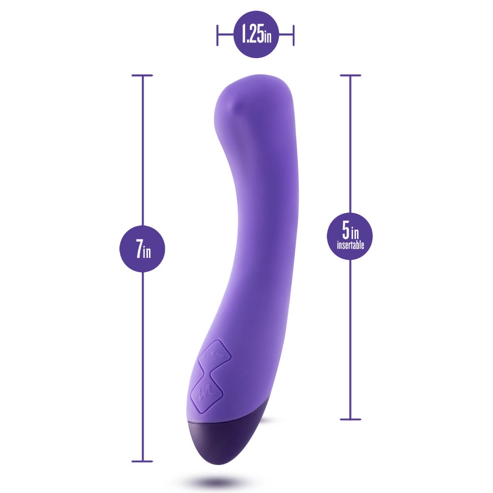 Wellness By Blush™ | G Ball G-Spot Purple UltraSilk® Vibrator - Made with Puria™ Silicone