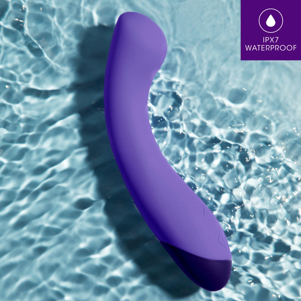 Wellness By Blush™ | G Ball G-Spot Purple UltraSilk® Vibrator - Made with Puria™ Silicone