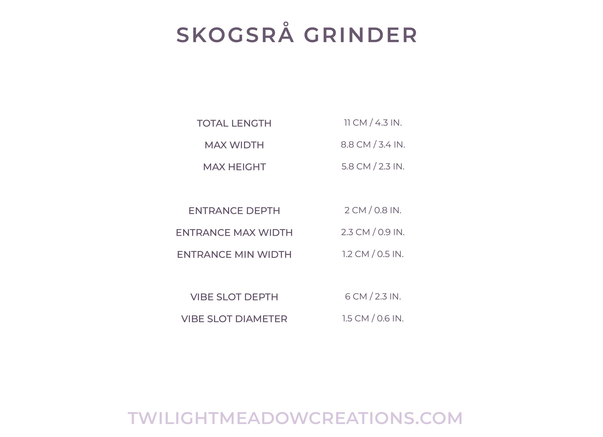 Wildwood Alchemy Custom Skogsrå Grinder