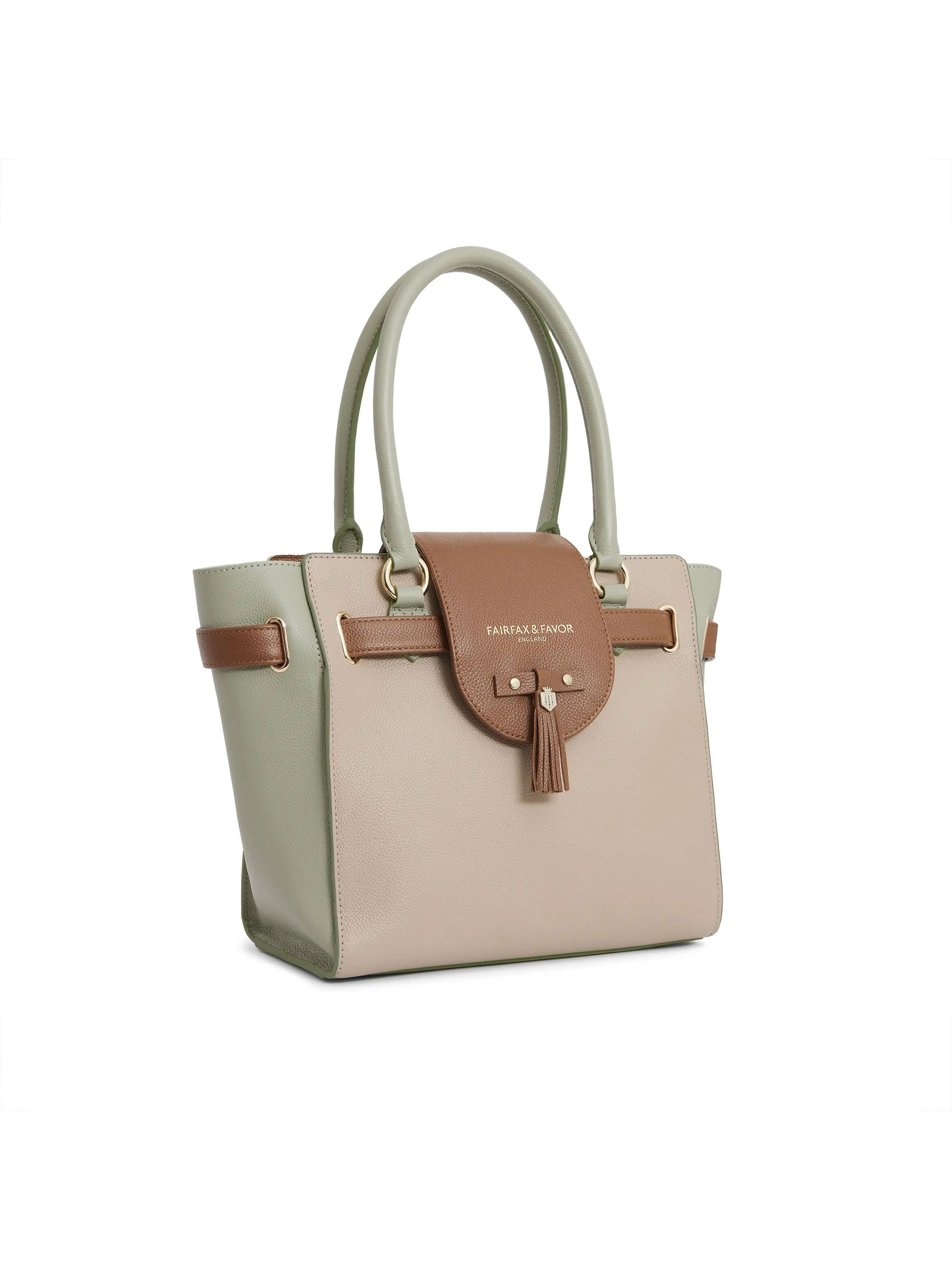 Windsor Tote - Mint Tri-Color