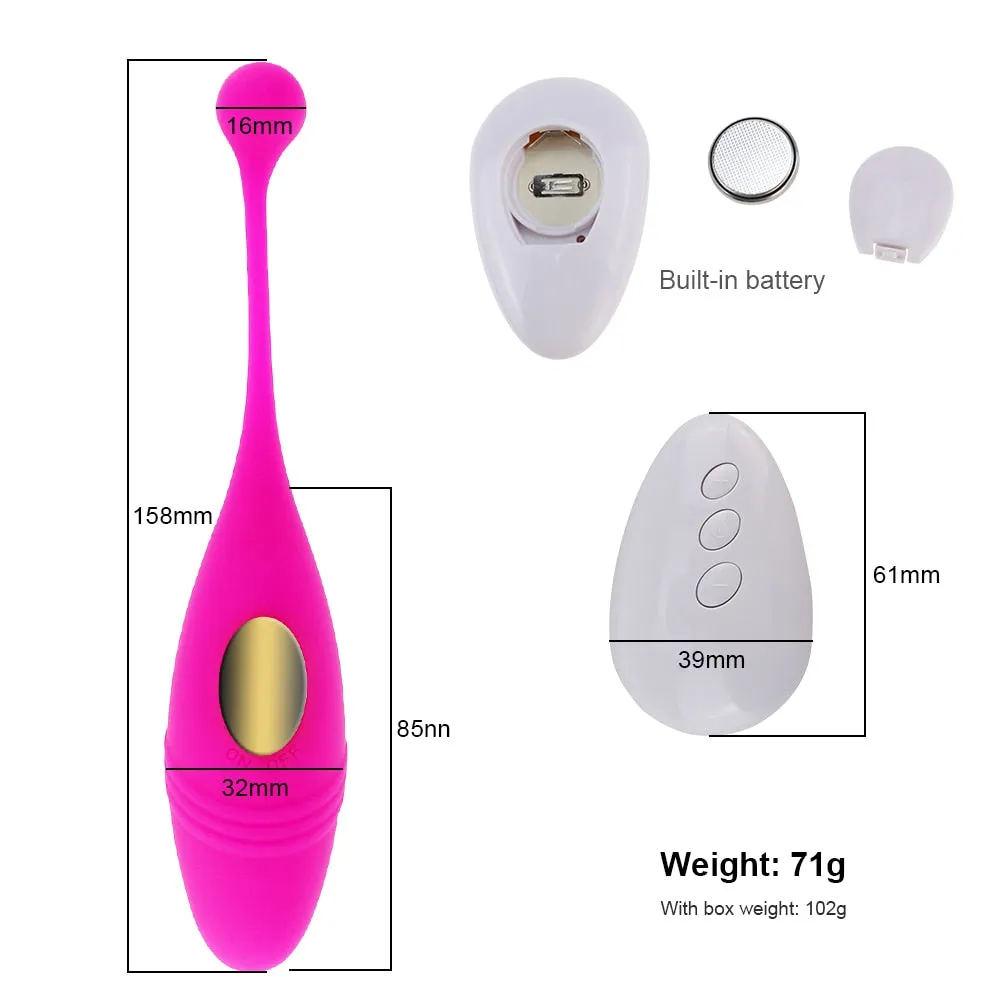 Wireless Remote Vibrator Vibrating Eggs Wearable Balls Vibrators G Spot Clitoris Massager Sex Toy for Women
